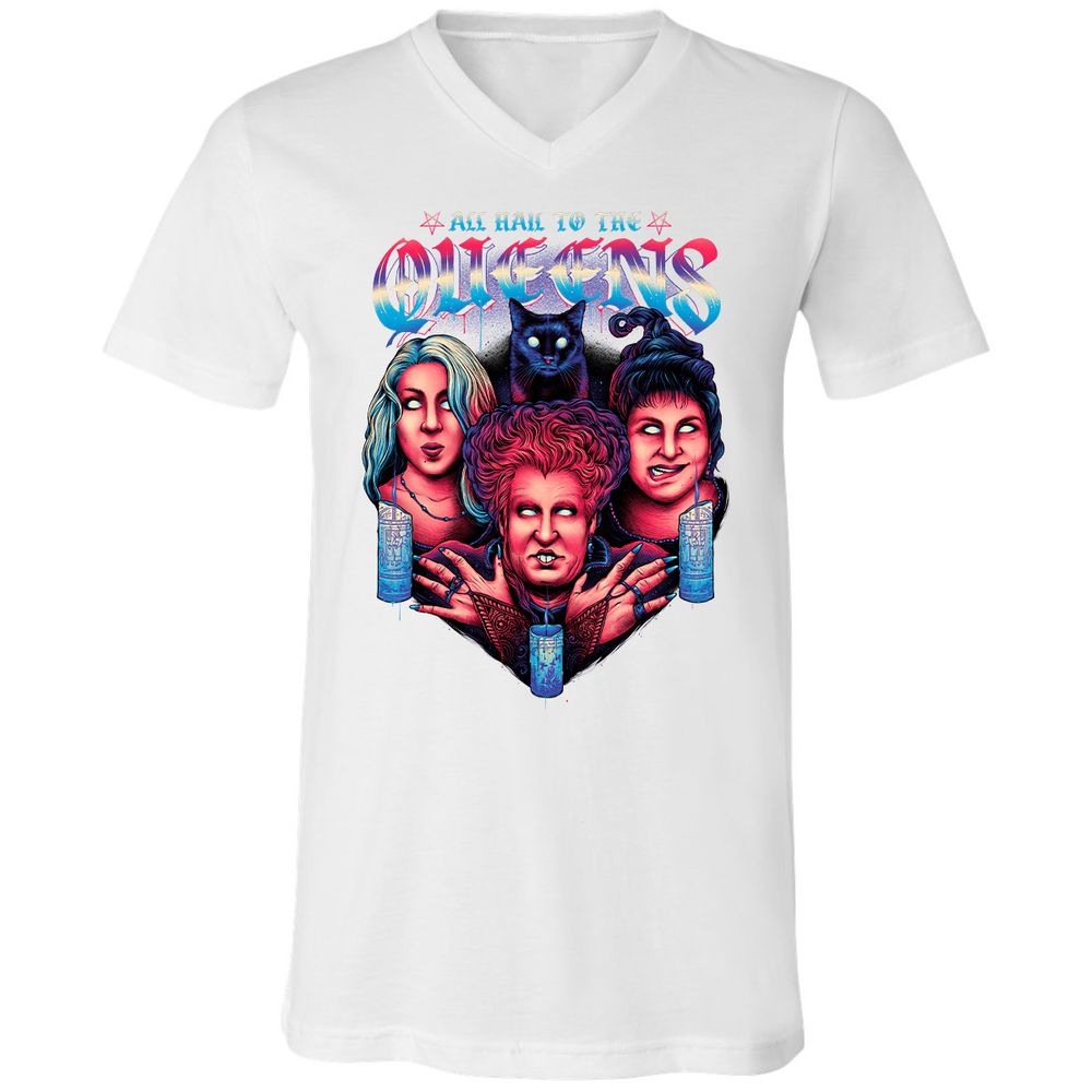Unisex V-Neck T-Shirt - J1175HYR - White - 5