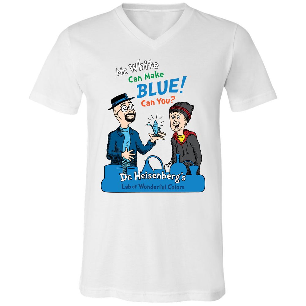 Unisex V-Neck T-Shirt - N69CF1WZ - White - 5