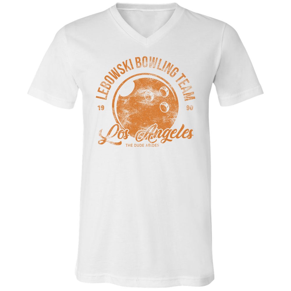 Unisex V-Neck T-Shirt - XC3E8VCH - White - 5