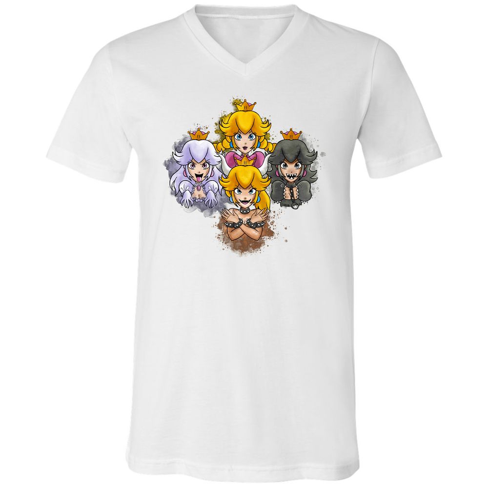 Unisex V-Neck T-Shirt - 9DCK5KPF - White - 5
