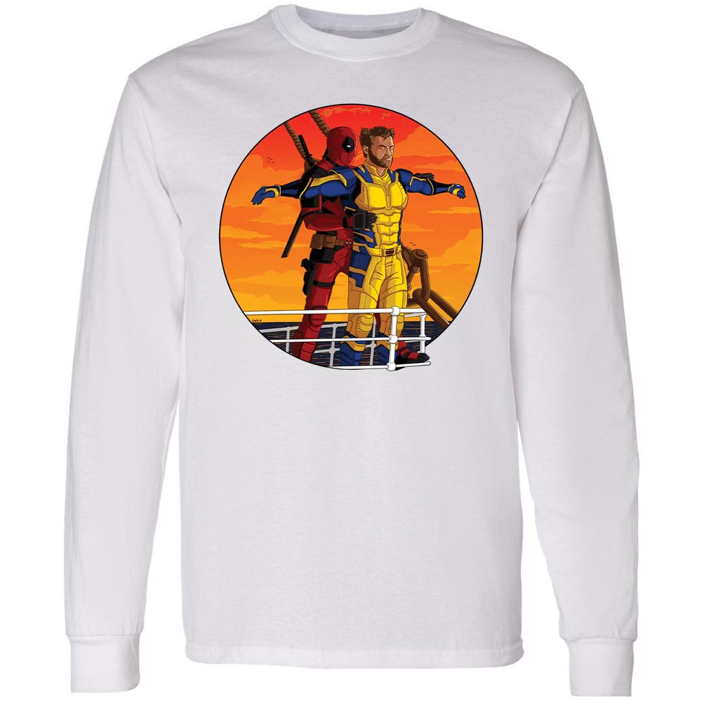 Long Sleeve T-Shirt - BL9FACRX - White - 5