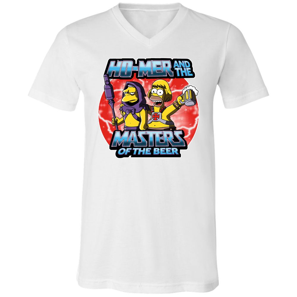 Unisex V-Neck T-Shirt - UE5557KE - White - 5