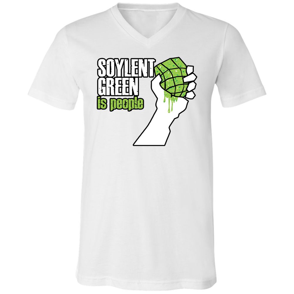 Unisex V-Neck T-Shirt - NYA7ZXCX - White - 5