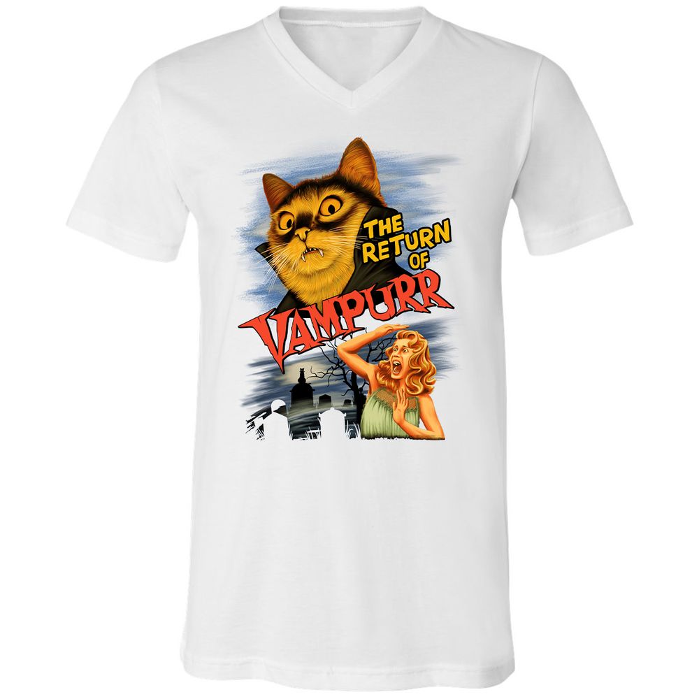 Unisex V-Neck T-Shirt - 2VN74J2Q - White - 5