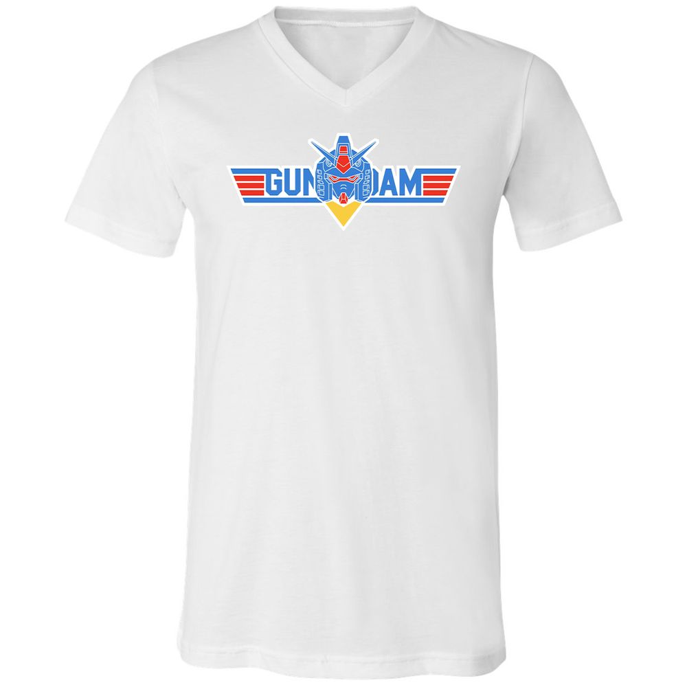Unisex V-Neck T-Shirt - GL2LNRG3 - White - 5