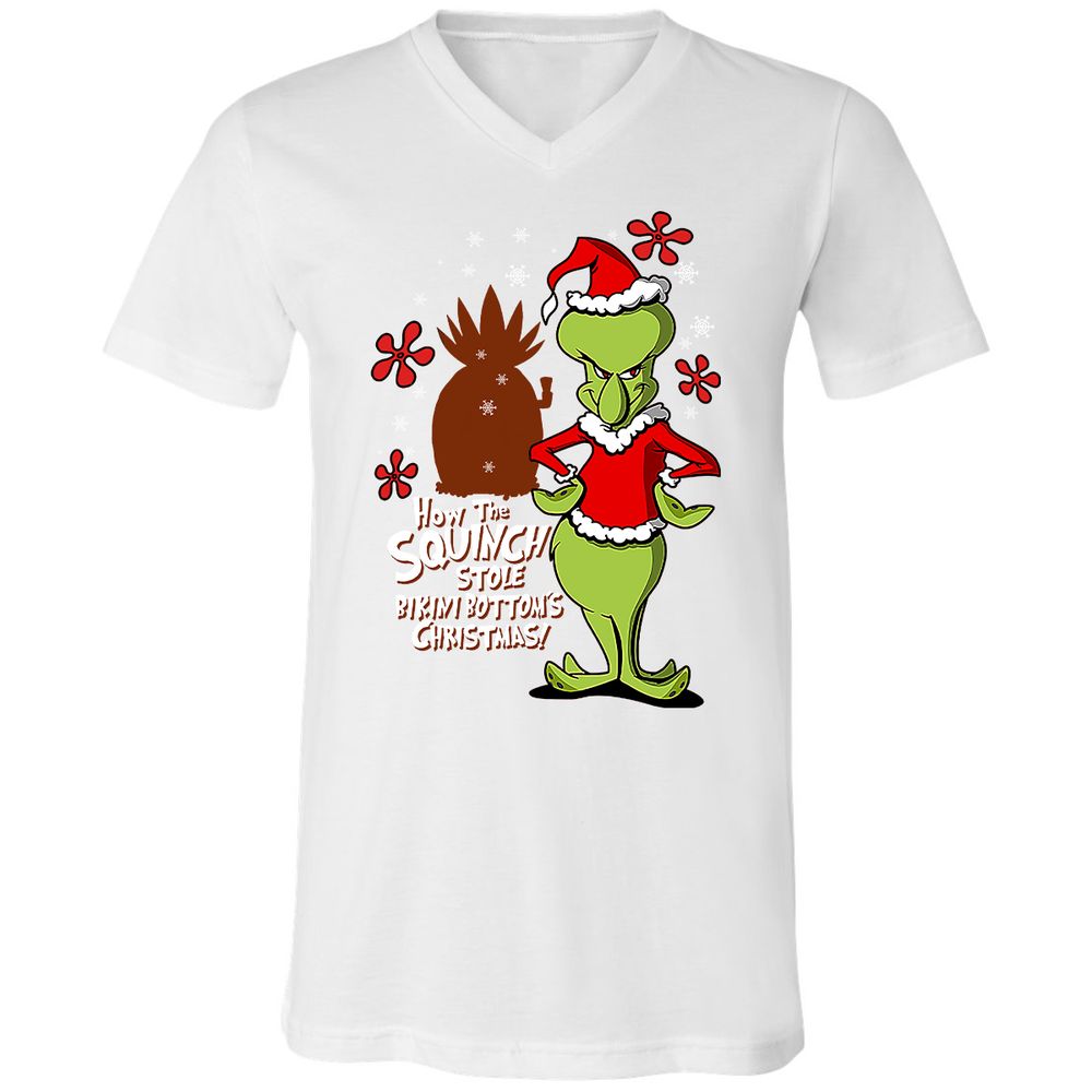 Unisex V-Neck T-Shirt - 8E6YCAYB - White - 5