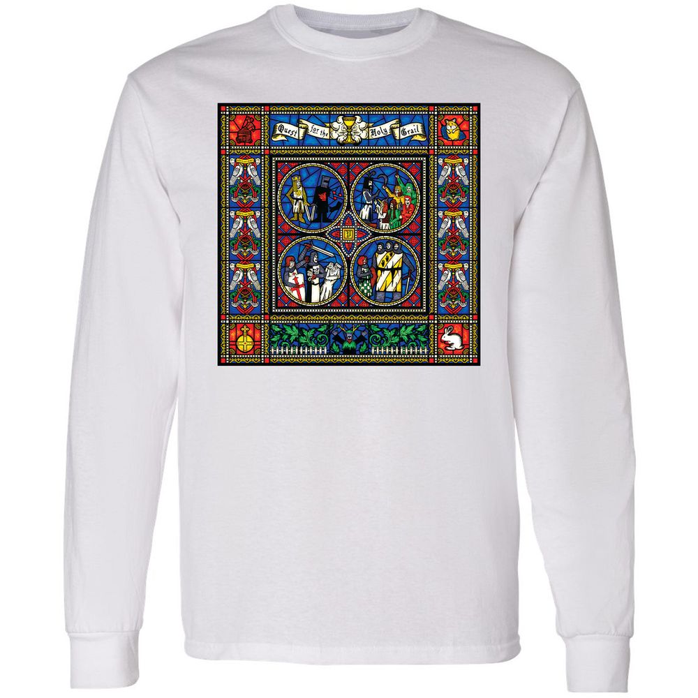 Long Sleeve T-Shirt - VZHJMPQW - White - 5