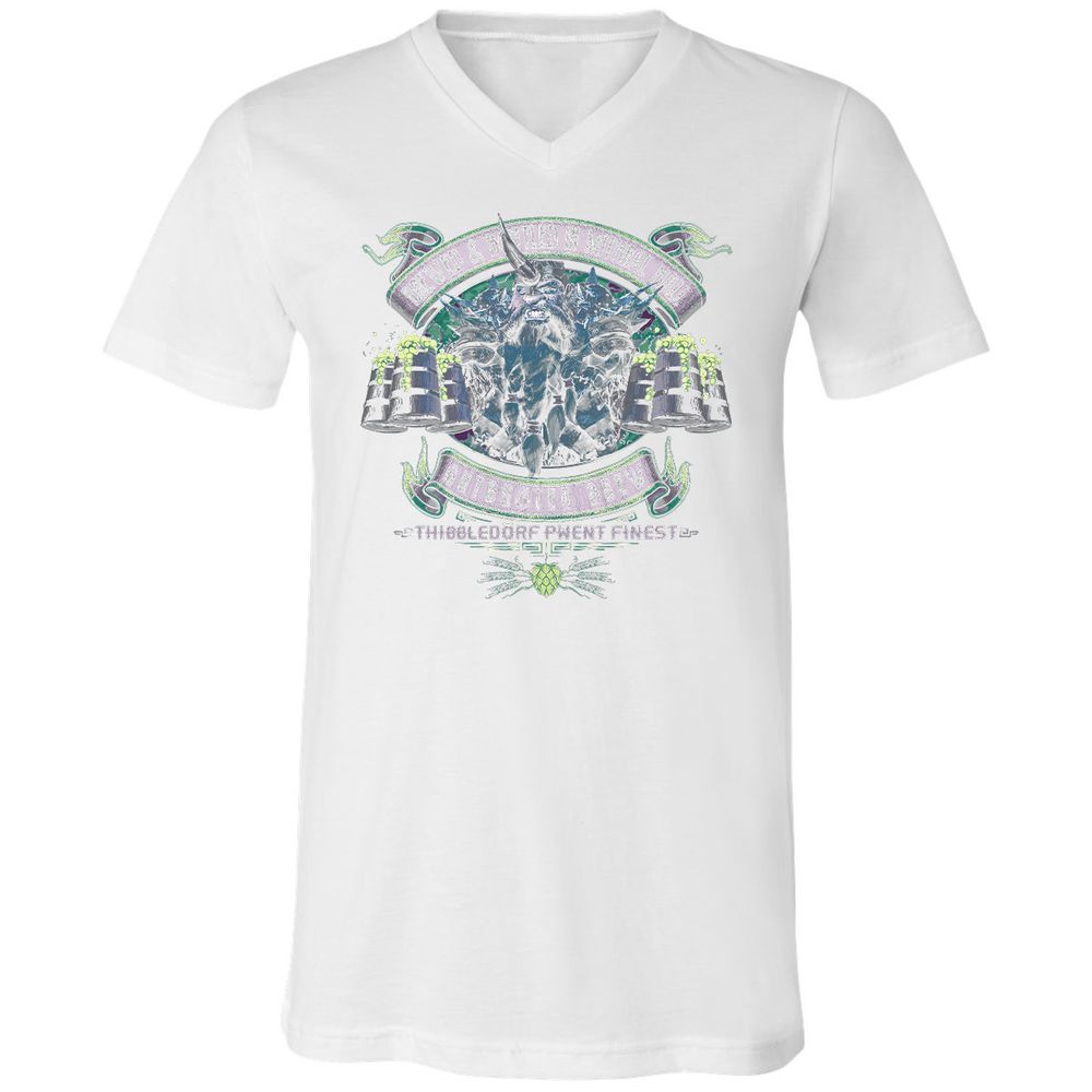 Unisex V-Neck T-Shirt - NL39G1LK - White - 5