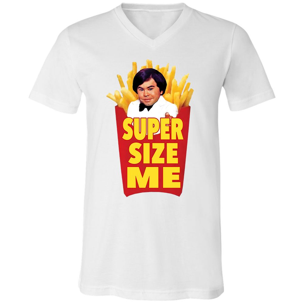 Unisex V-Neck T-Shirt - GB1YZVCN - White - 5