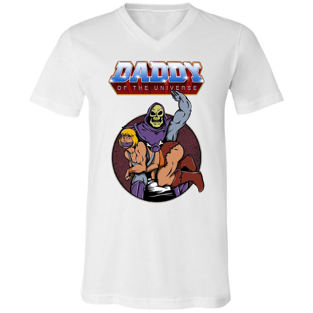 Unisex V-Neck T-Shirt - THDVCD5H - White - 5