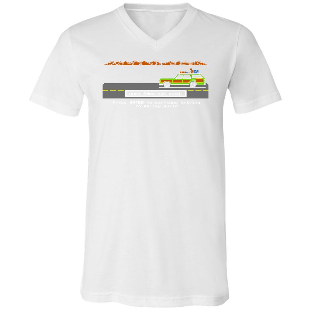 Unisex V-Neck T-Shirt - M2CMVCGH - White - 5