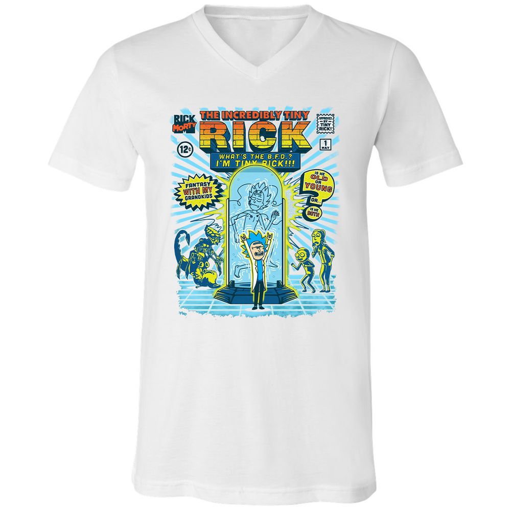 Unisex V-Neck T-Shirt - 9L8N3ESZ - White - 5