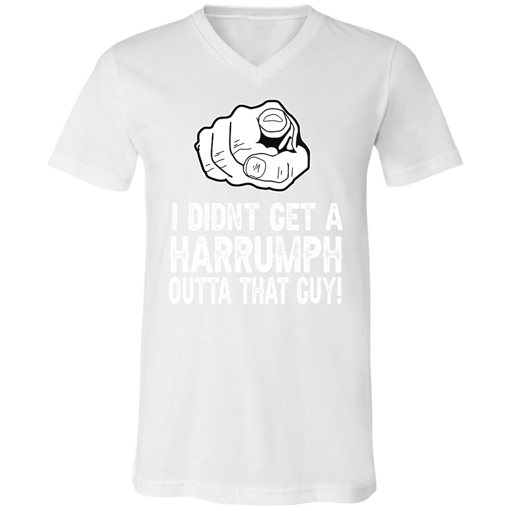 Unisex V-Neck T-Shirt - XYPH34LT - White - 5