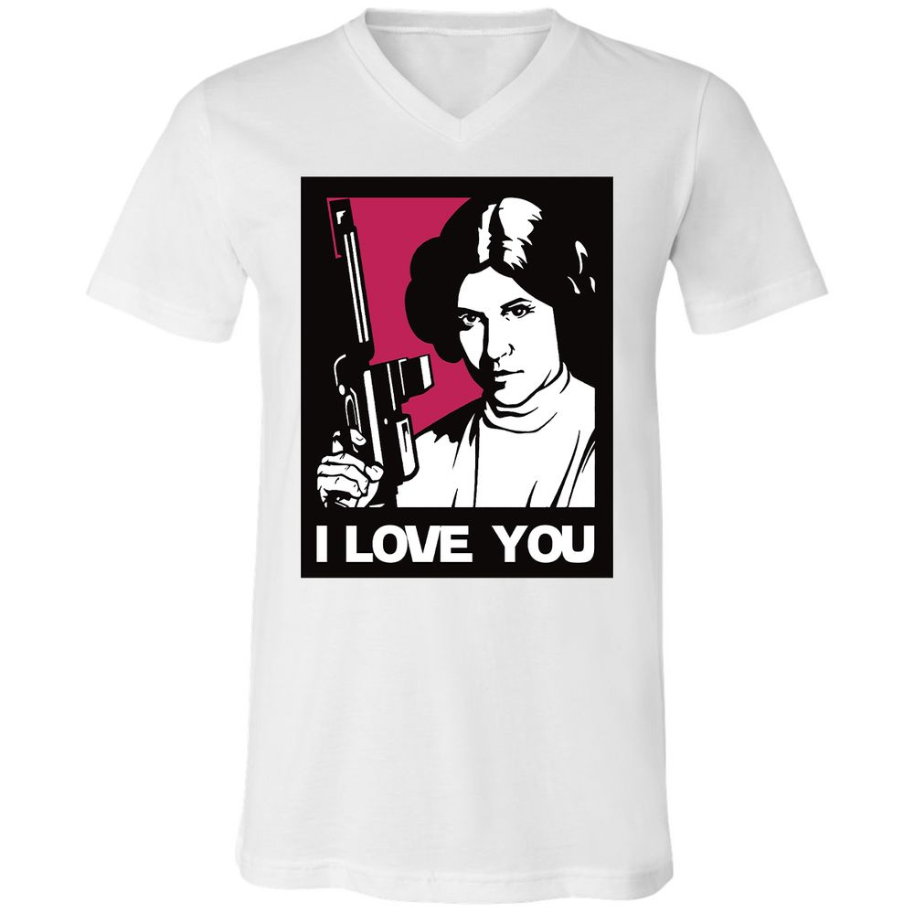 Unisex V-Neck T-Shirt - USLZ2UDJ - White - 5