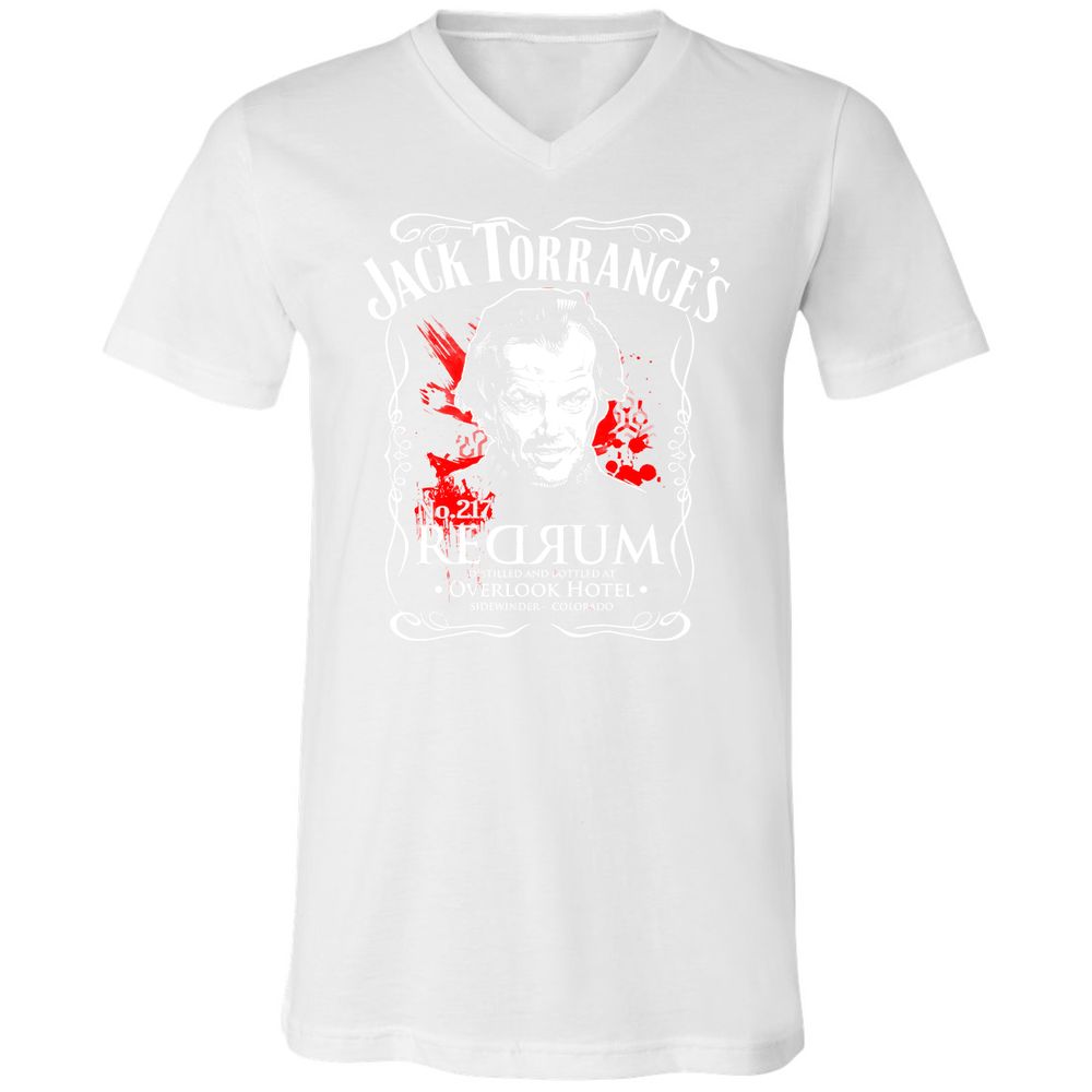 Unisex V-Neck T-Shirt - HHXN4P3M - White - 5