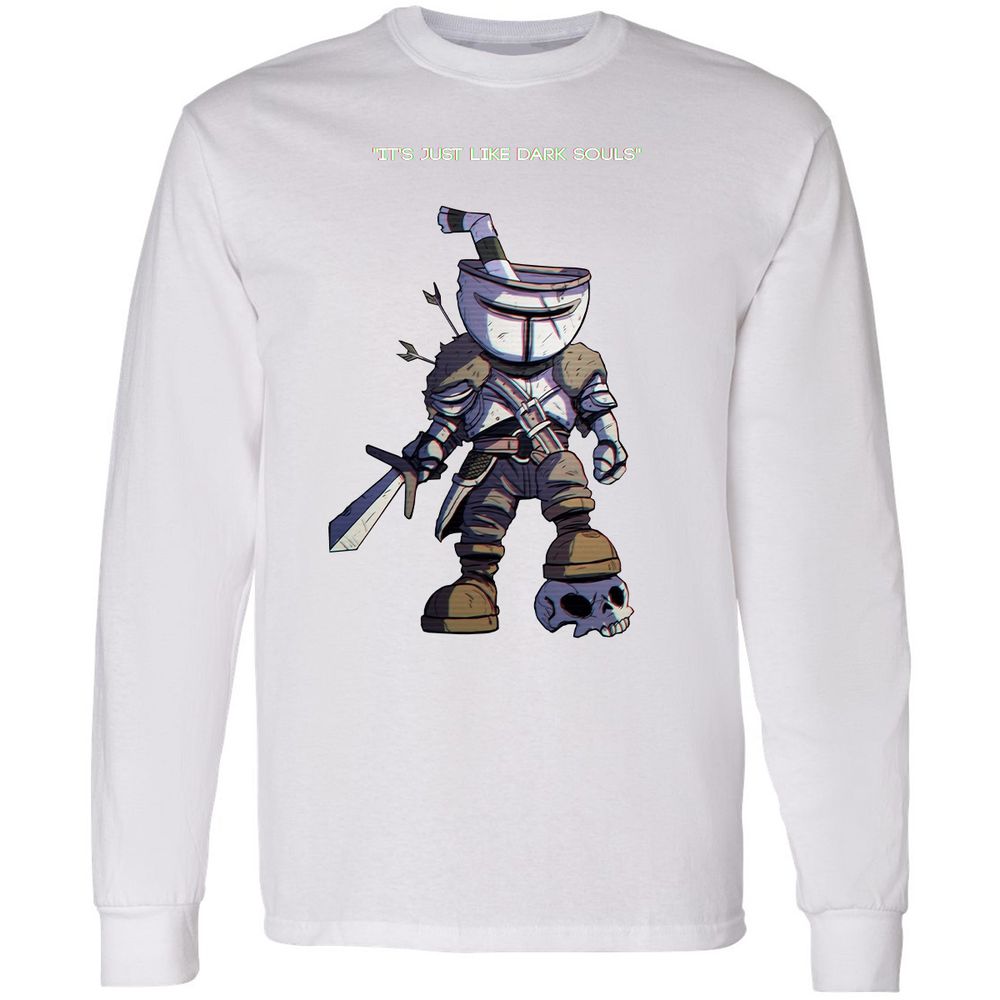 Long Sleeve T-Shirt - QSDZJ2TB - White - 5