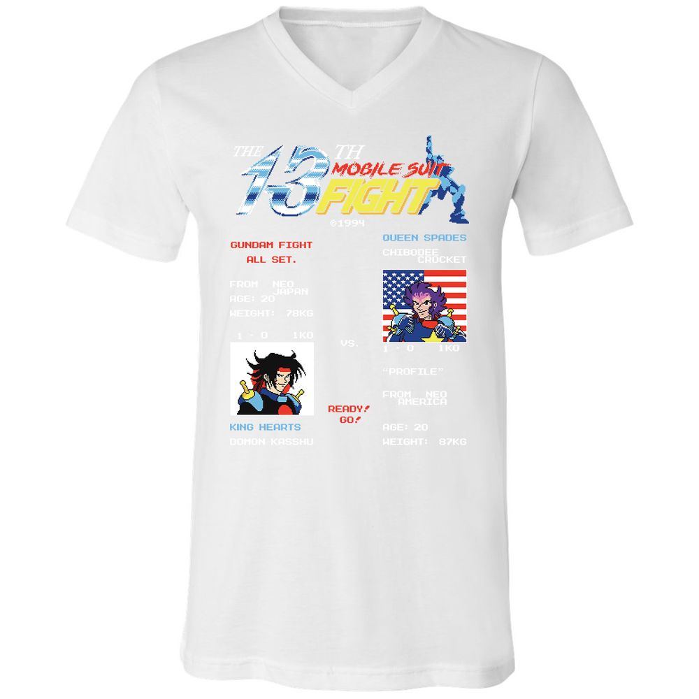 Unisex V-Neck T-Shirt - ENK7DCC1 - White - 5