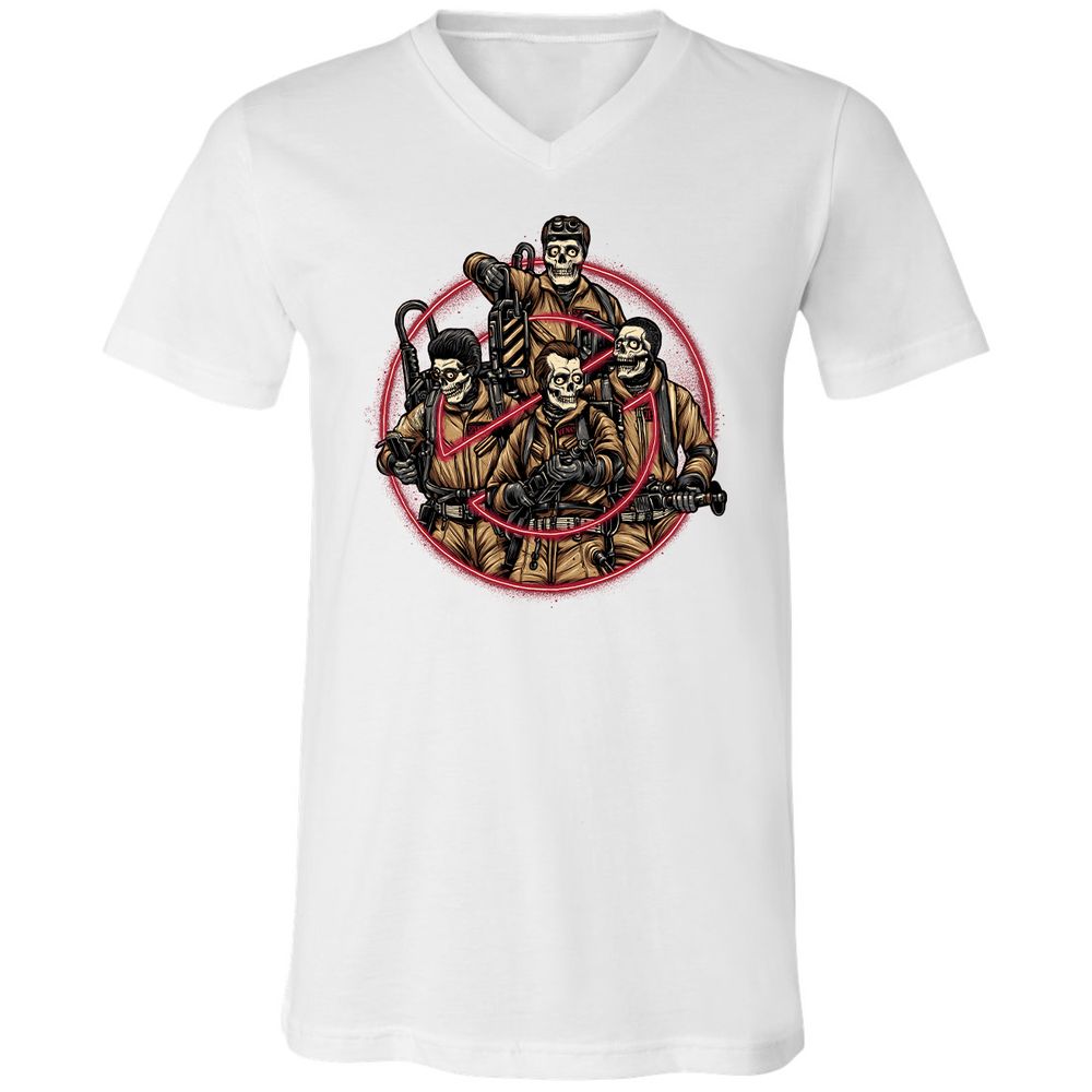 Unisex V-Neck T-Shirt - STEKUBZJ - White - 5