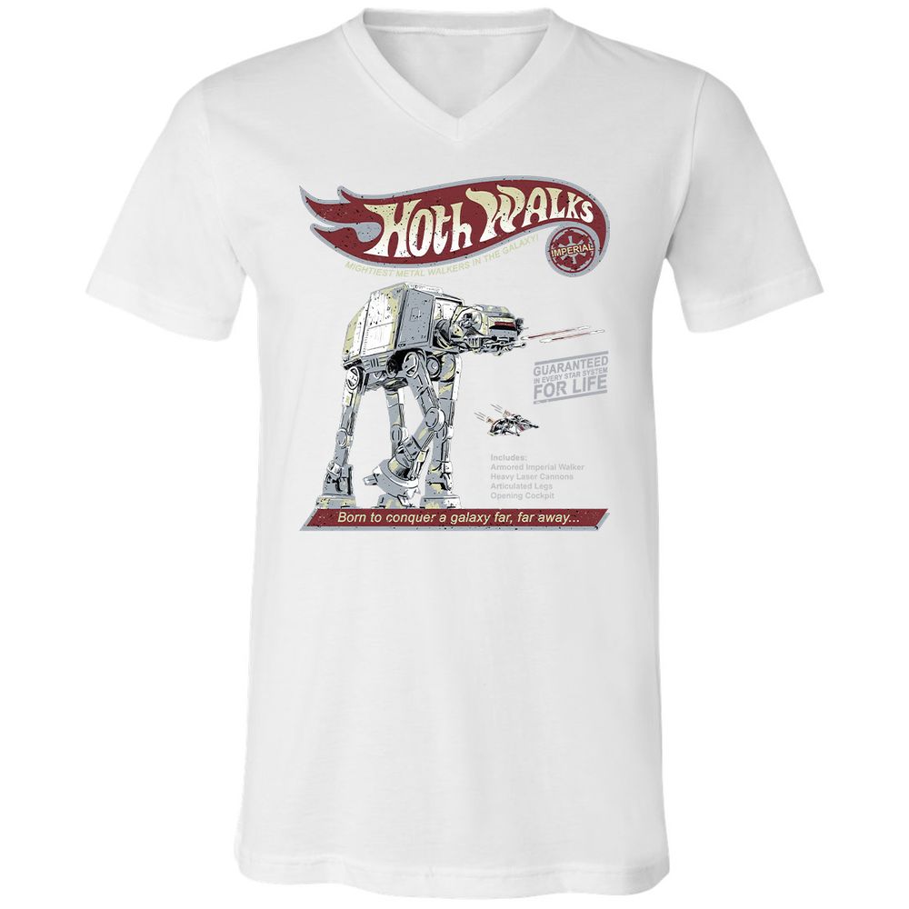 Unisex V-Neck T-Shirt - 6GH92EWL - White - 5