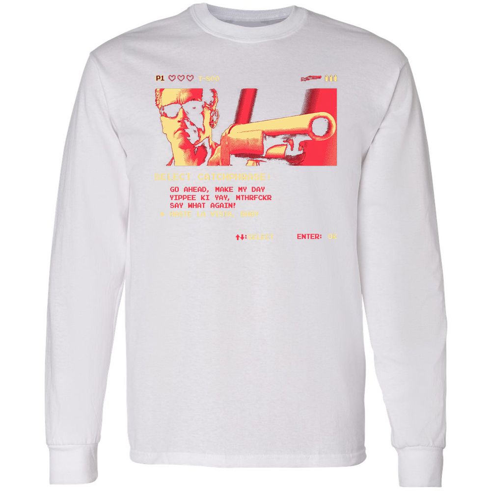 Long Sleeve T-Shirt - US1QCHNA - White - 5