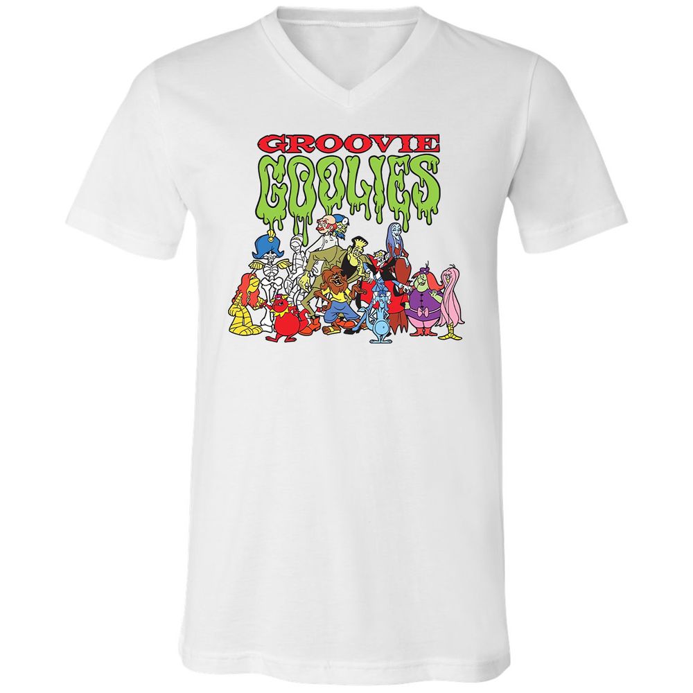 Unisex V-Neck T-Shirt - 8482BUY4 - White - 5