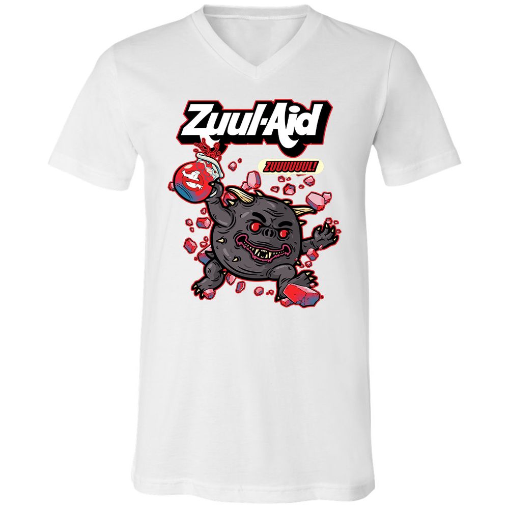 Unisex V-Neck T-Shirt - 5APV7HMY - White - 5