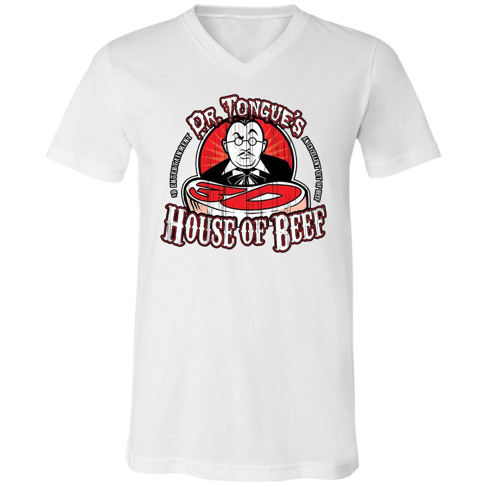 Unisex V-Neck T-Shirt - SBEGY3YB - White - 5