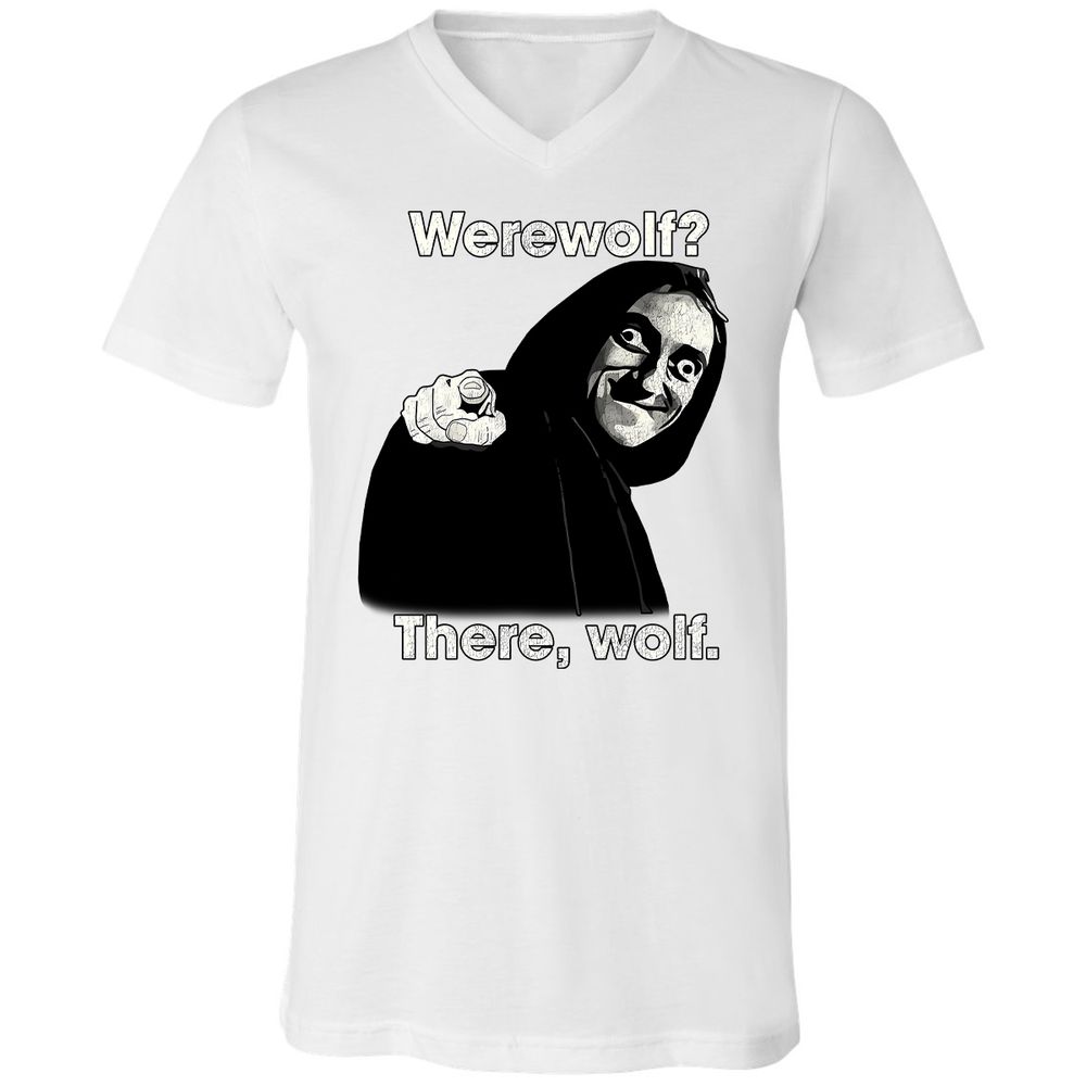 Unisex V-Neck T-Shirt - XG3TZREL - White - 5