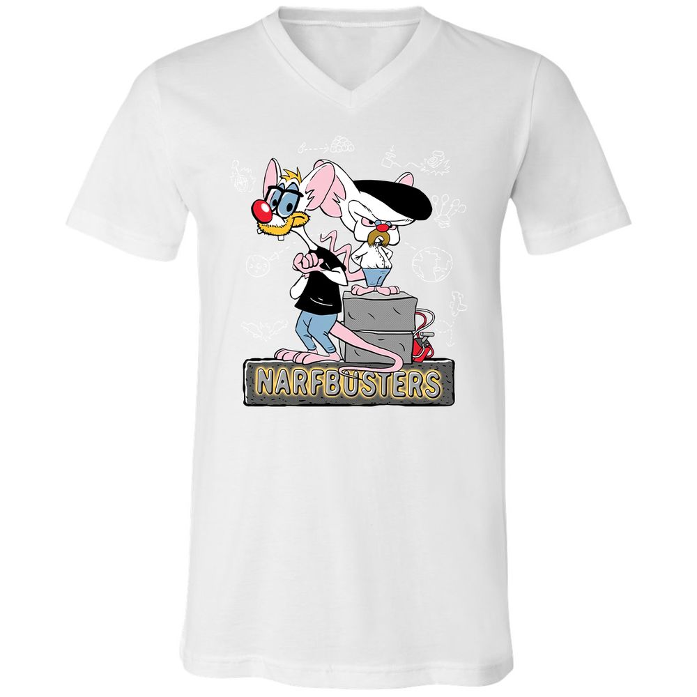 Unisex V-Neck T-Shirt - FFSHBWT9 - White - 5