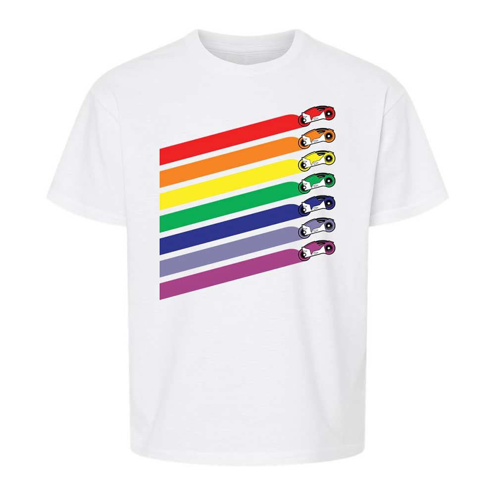 Race The Rainbow - White - 5