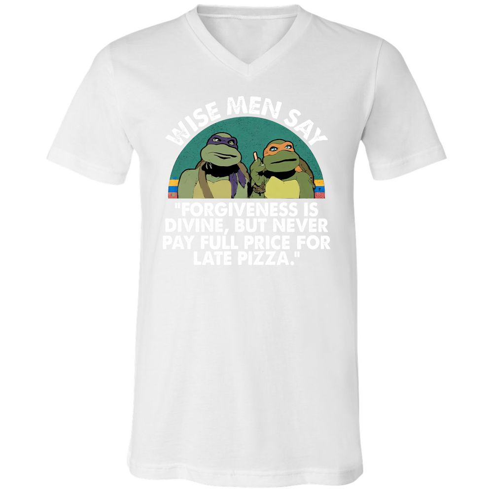 Unisex V-Neck T-Shirt - JET29G31 - White - 5