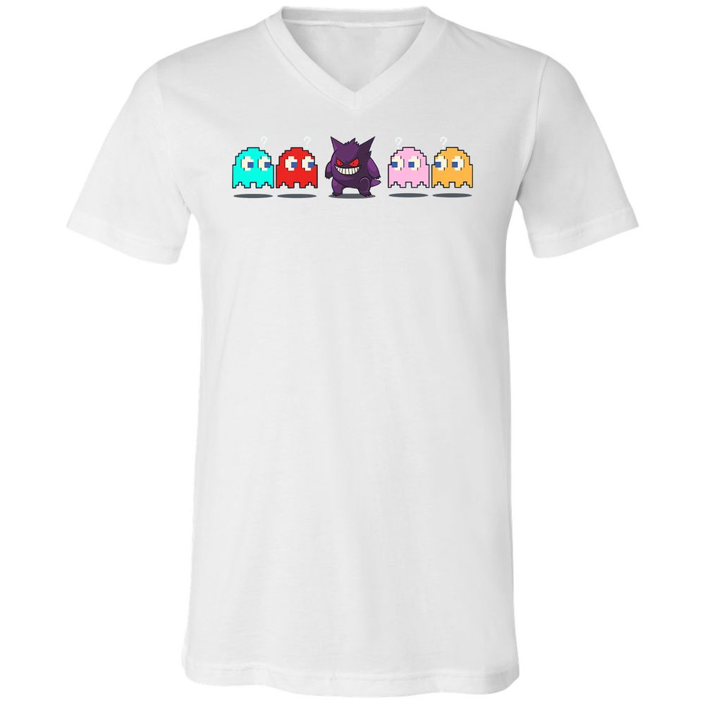 Unisex V-Neck T-Shirt - A9SUB3YK - White - 5