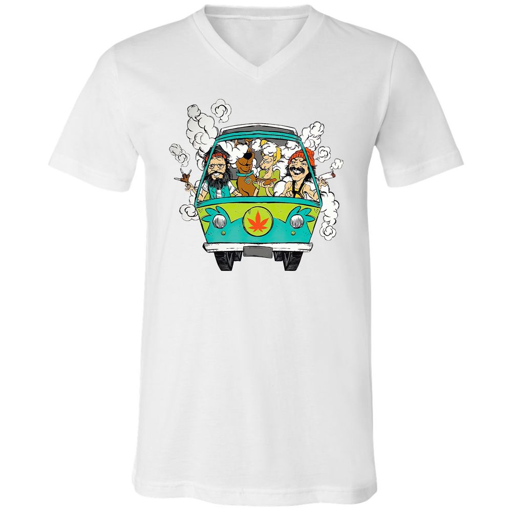 Unisex V-Neck T-Shirt - 417KPKT3 - White - 5