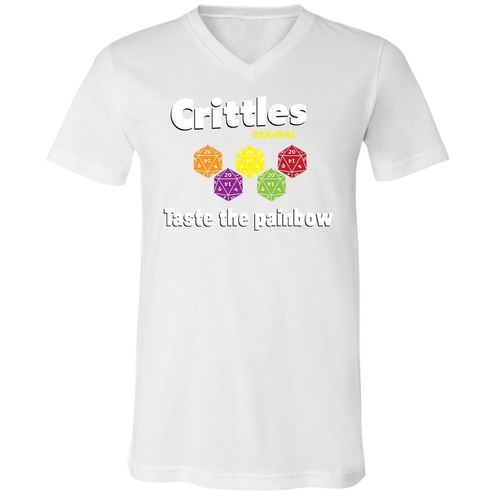 Unisex V-Neck T-Shirt - QLMXVGJ2 - White - 5