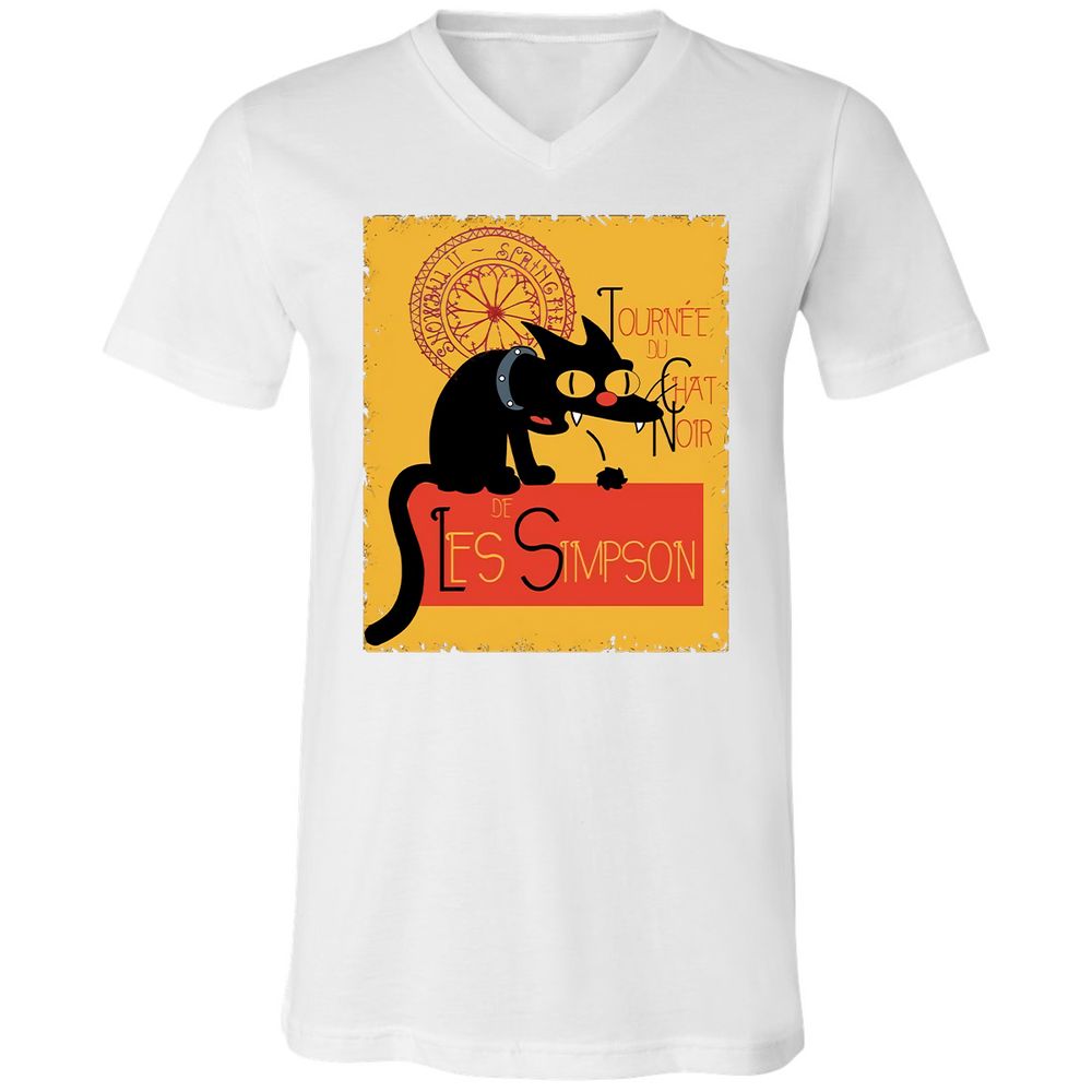 Unisex V-Neck T-Shirt - VRGRUTTG - White - 5