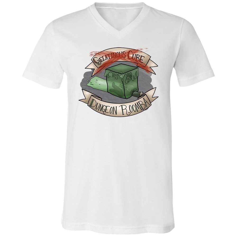 Unisex V-Neck T-Shirt - YAJJE1VF - White - 5