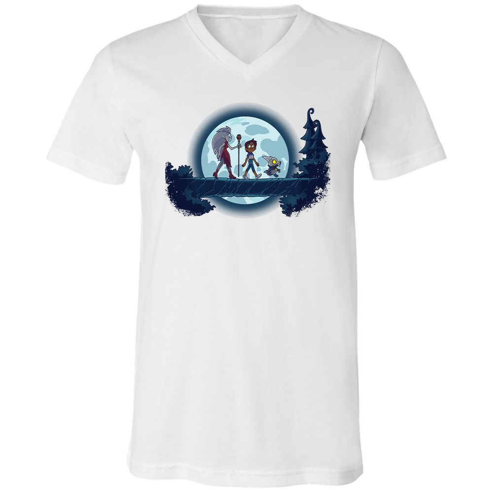 Unisex V-Neck T-Shirt - 18J8VYS6 - White - 5