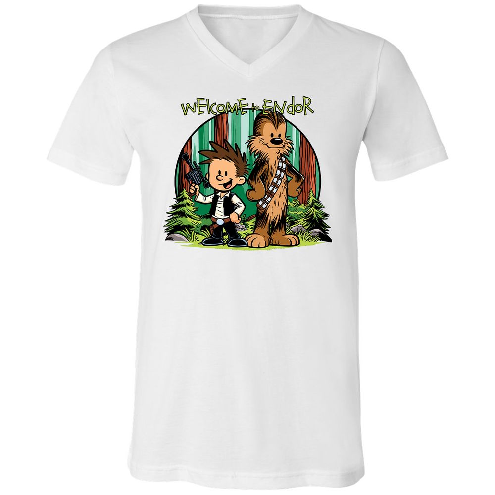 Unisex V-Neck T-Shirt - TDYCHCQ2 - White - 5