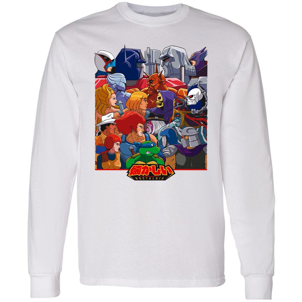 Long Sleeve T-Shirt - EFUW5U3X - White - 5