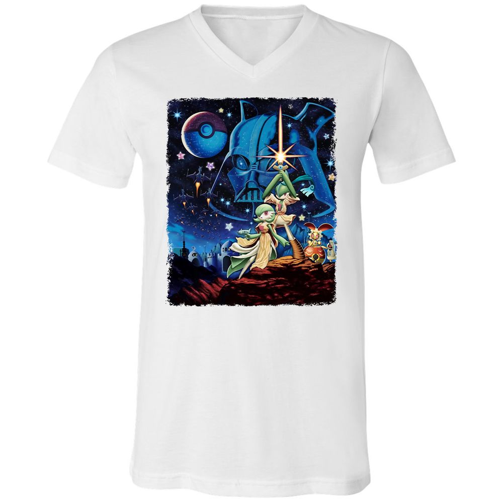 Unisex V-Neck T-Shirt - 72AAMFNZ - White - 5