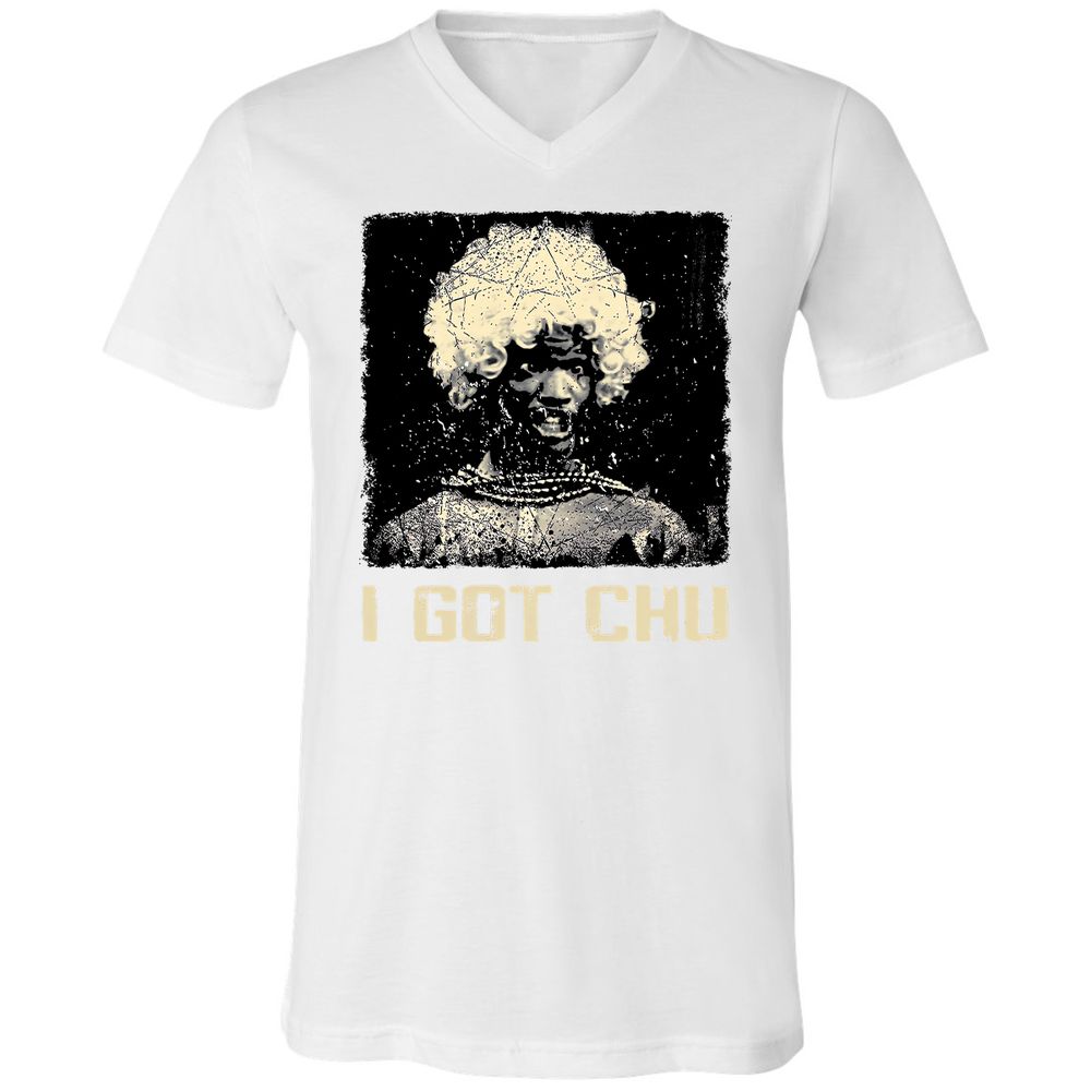 Unisex V-Neck T-Shirt - ZEMCYDUK - White - 5
