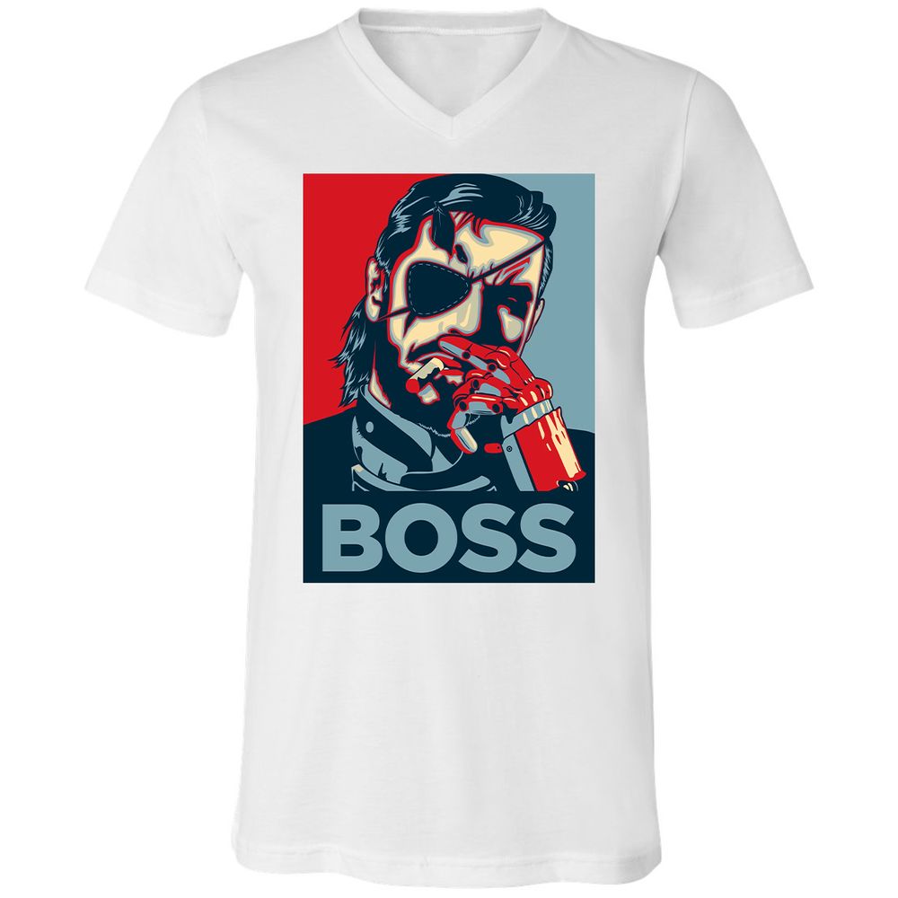Unisex V-Neck T-Shirt - N463BMAT - White - 5