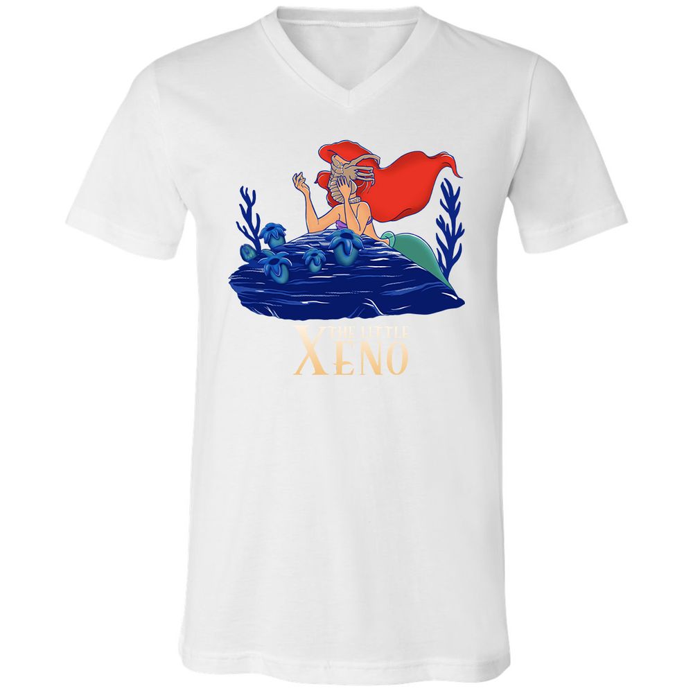 Unisex V-Neck T-Shirt - TLYVZNB7 - White - 5