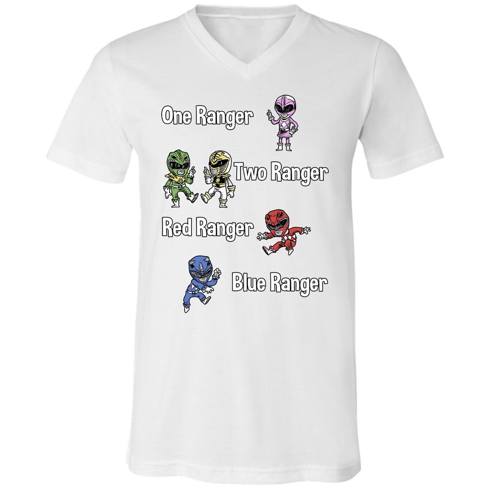 Unisex V-Neck T-Shirt - 72DADQ3Y - White - 5