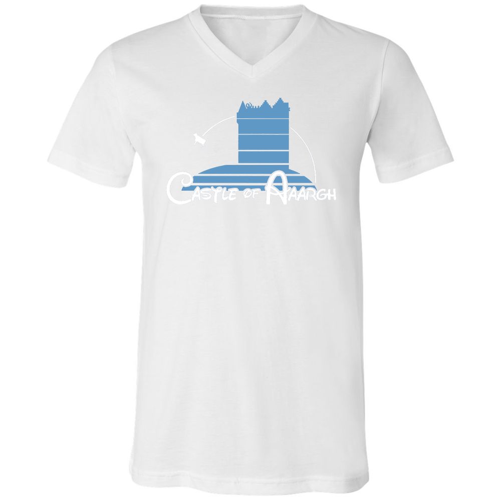 Unisex V-Neck T-Shirt - ZQBYMV76 - White - 5