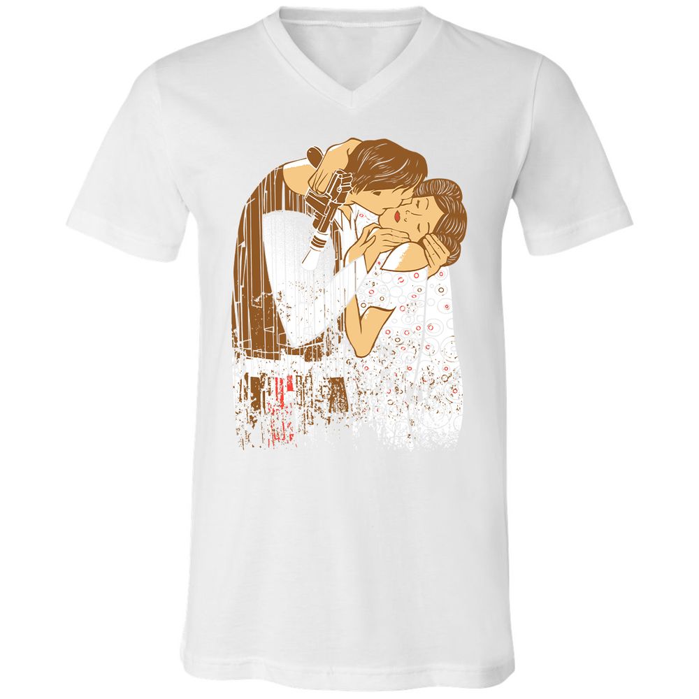 Unisex V-Neck T-Shirt - TCDCDGS8 - White - 5