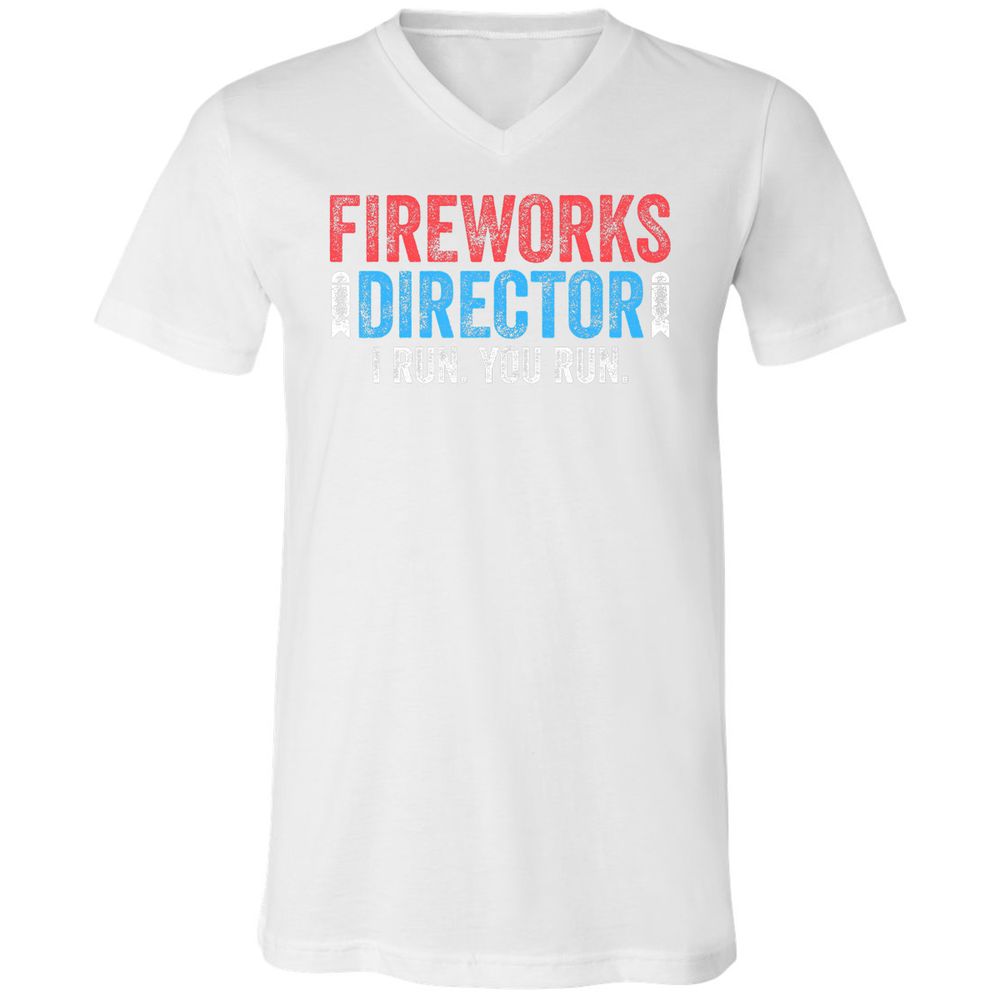 Unisex V-Neck T-Shirt - JLF2MWJB - White - 5