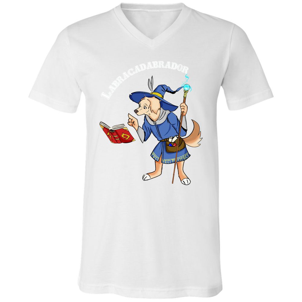 Unisex V-Neck T-Shirt - FBDYNPT4 - White - 5