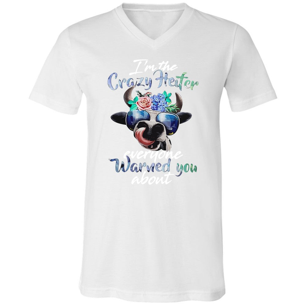 Unisex V-Neck T-Shirt - PVCWQ5AP - White - 5