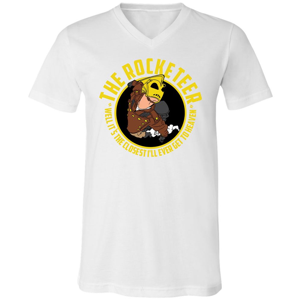 Unisex V-Neck T-Shirt - BMMABNLX - White - 5